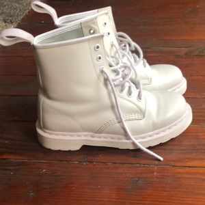 White size 8 doc martens